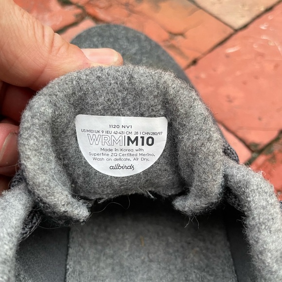 Allbird shoes grey size 10.5 mens - Picture 7 of 7